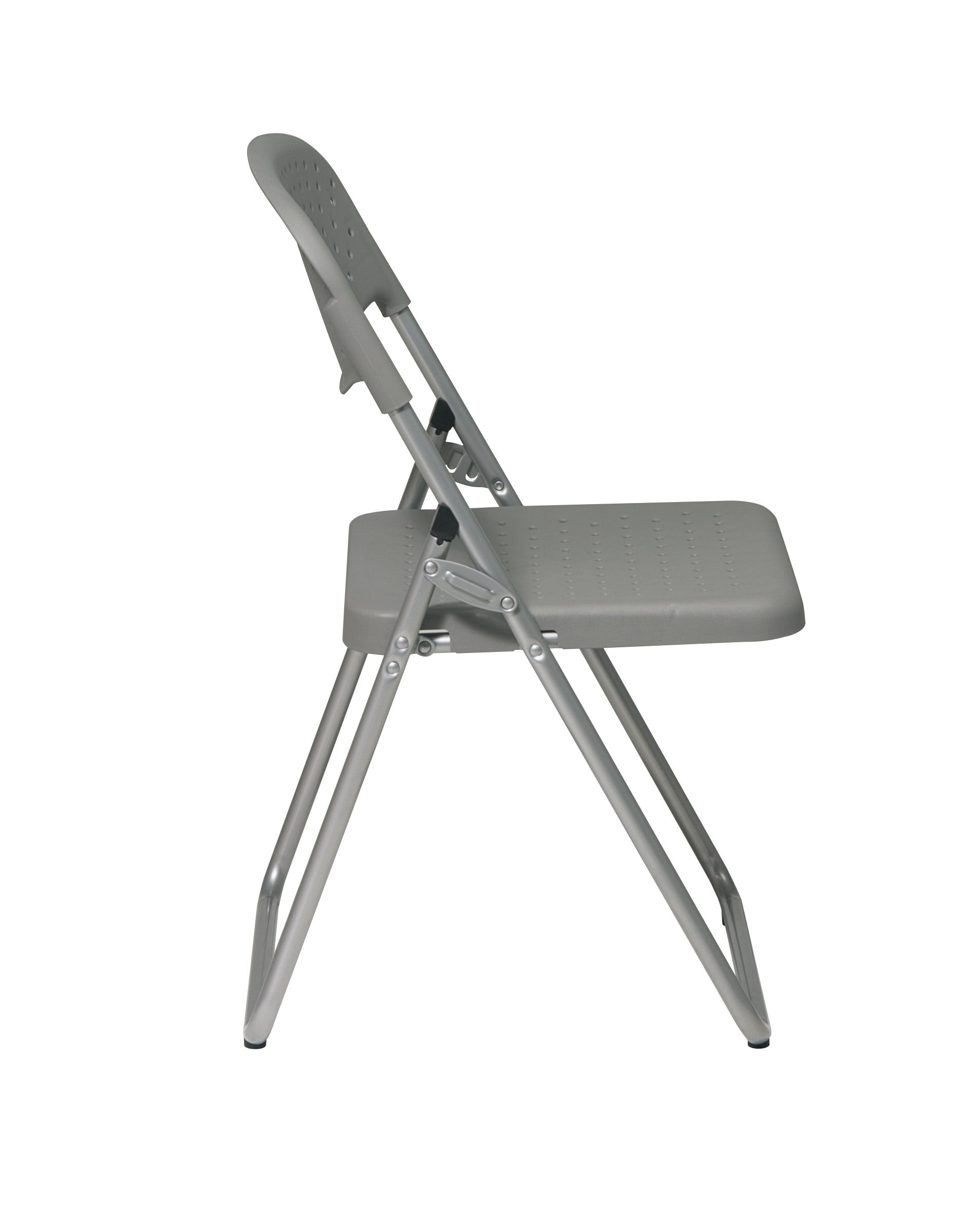 Folding Chair with Plastic Seat and Back